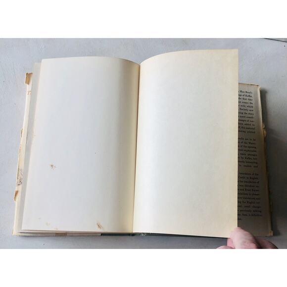 Vintage 1956 The Castle HC Book Kafka Das Schloss Translation Salter Knopf USA - Picture 13 of 16